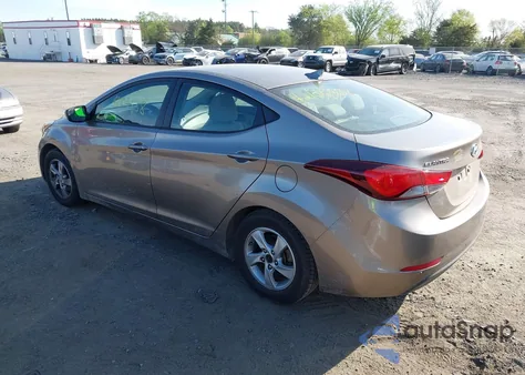 2014 Hyundai Elantra Se z USA, uszkodzony, nr VIN 5NPDH4AE4EH522782
